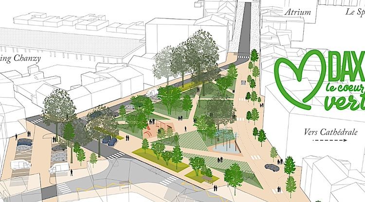 ON TRANSFORME - Dax lance le chantier de la place Camille-Bouvet